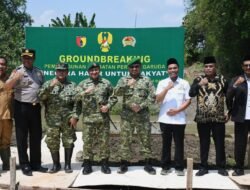 TNI AD Wujudkan Infrastruktur Desa, Jembatan Perintis Garuda Mulai Dibangun Di Kemlagi