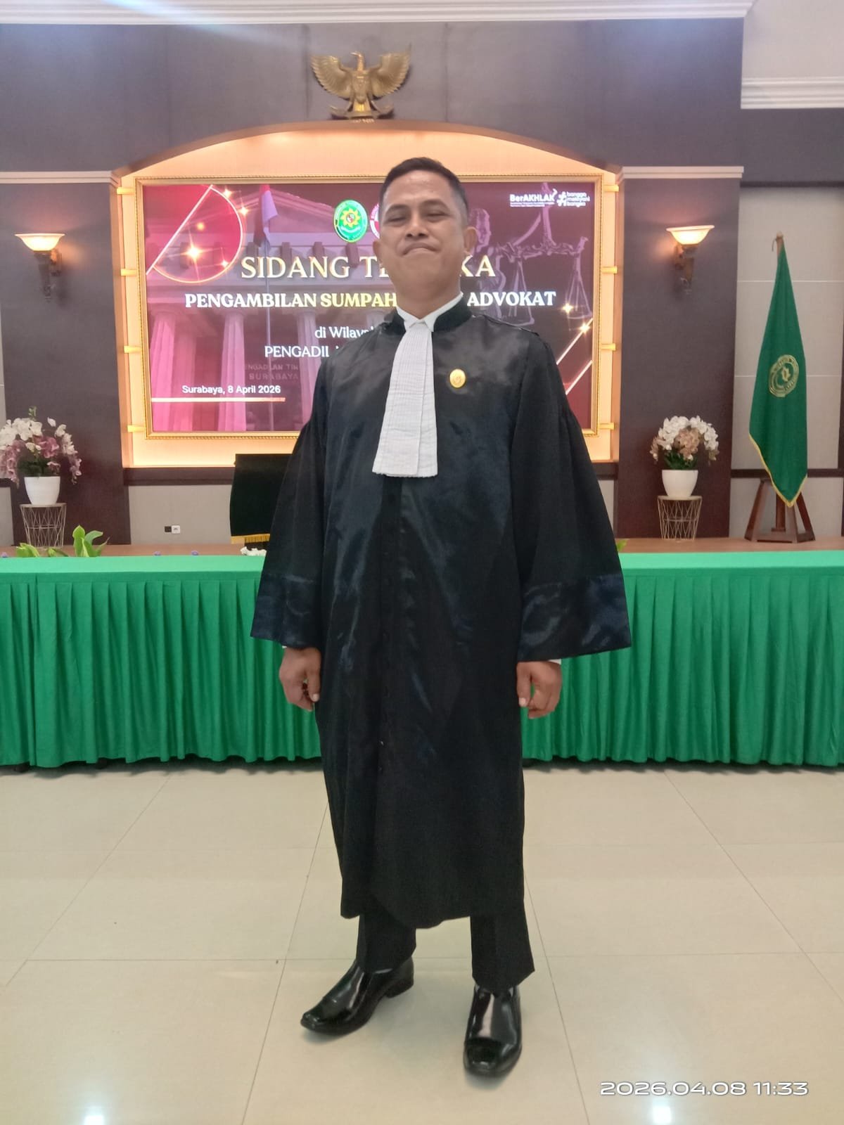 Resmi Jadi Advokat, Hadi Purwanto Berharap Bisa Lebih Bermanfaat untuk Kepentingan Publik