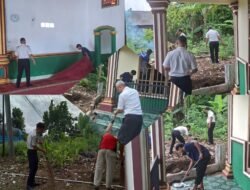 Semarak HBP ke-62, Lapas Kotaagung Gelar Bakti Sosial Bersih Masjid, Wujudkan Pemasyarakatan Humanis