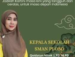 Kepala SMAN Ploso Jombang Mengucapkan Selamat Hari Kartini