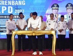 Bupati Batang Hari Fadhil Arief, Hadiri Musrembang RKPD Tahun 2027 Provinsi Jambi