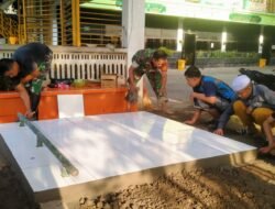 Kodim 0815/Mojokerto Siapkan Santri Jadi Prajurit, Bangun Sarana Garjas B di Ponpes Darul Hikam