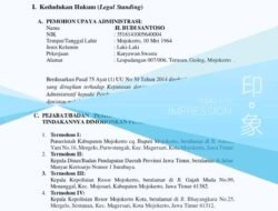 Advokat Hanum Ajukan Banding Parkir Berlangganan Kabupaten Mojokerto, Kepala DPRKP2 Kabupaten Mojokerto Angkat Bicara