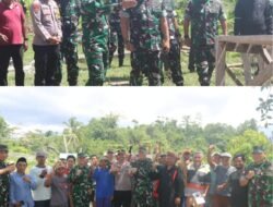 Kunjungan Pangdam XV/Pattimura Mayjend TNI Dody Triwinarto Di Halsel Untuk Pembangunan
