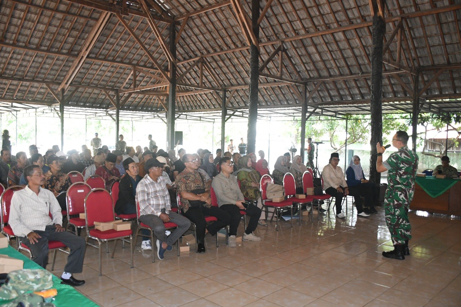 Jelang Launching Koperasi Merah Putih, Dandim Mojokerto Rakor Bareng Puluhan Kades
