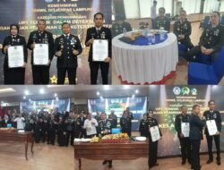 Torehkan Prestasi Bidang Keamanan, Rutan Kelas IIB Kotaagung Raih Penghargaan dari Kanwil Ditjenpas Lampung