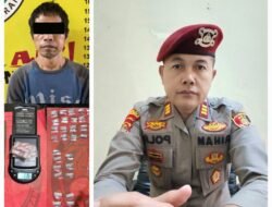 Bravo Satres Narkoba polres pesawaran Berhasil Ungkap pengedar Narkoba Berikut BB 7,76 gram sabu