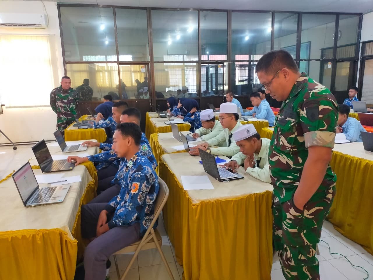 50 Siswa Mojokerto Jalani Tes Psikologi KKRI, Kodim 0815 Kawal Ketat di 6 Sekolah