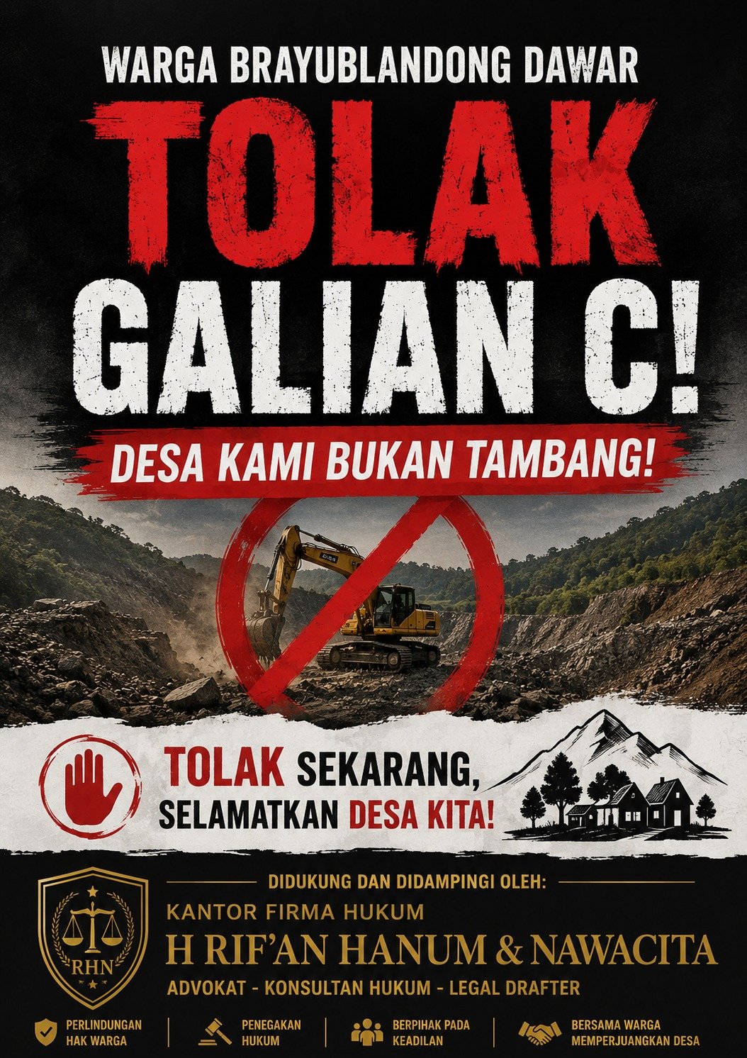 Banner Tolak Galian C