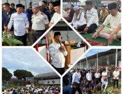“Penuh Khidmat dan Kebersamaan, Ratusan Warga Binaan Lapas Narkotika Bandar Lampung Gelar Sholat Idul Adha dan Sembelih 10 Hewan Kurban”