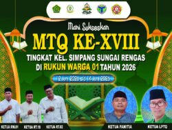 Tiga Hari Tilawah Menggema, MTQ Ke-XVIII Simpang Sungai Rengas Bidik Kader Qur’ani Baru
