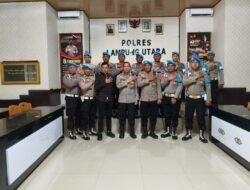 Wakapolres Lampung Utara Tekankan Pengawasan Internal dan Pencegahan Penyalahgunaan Narkoba kepada Kanit Propam Polsek Jajaran