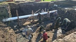 Gotong Royong TNI & Warga, Jembatan Perintis Garuda Sumbertebu Bangsal Capai Progres 45%