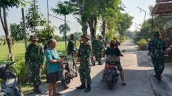 Asah Deteksi Dini Konflik Sosial, Kodim 0815 Mojokerto Gelar Proglatsi Sistem Blok di Gedeg