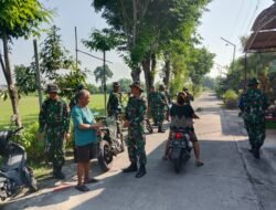 Asah Deteksi Dini Konflik Sosial, Kodim 0815 Mojokerto Gelar Proglatsi Sistem Blok di Gedeg