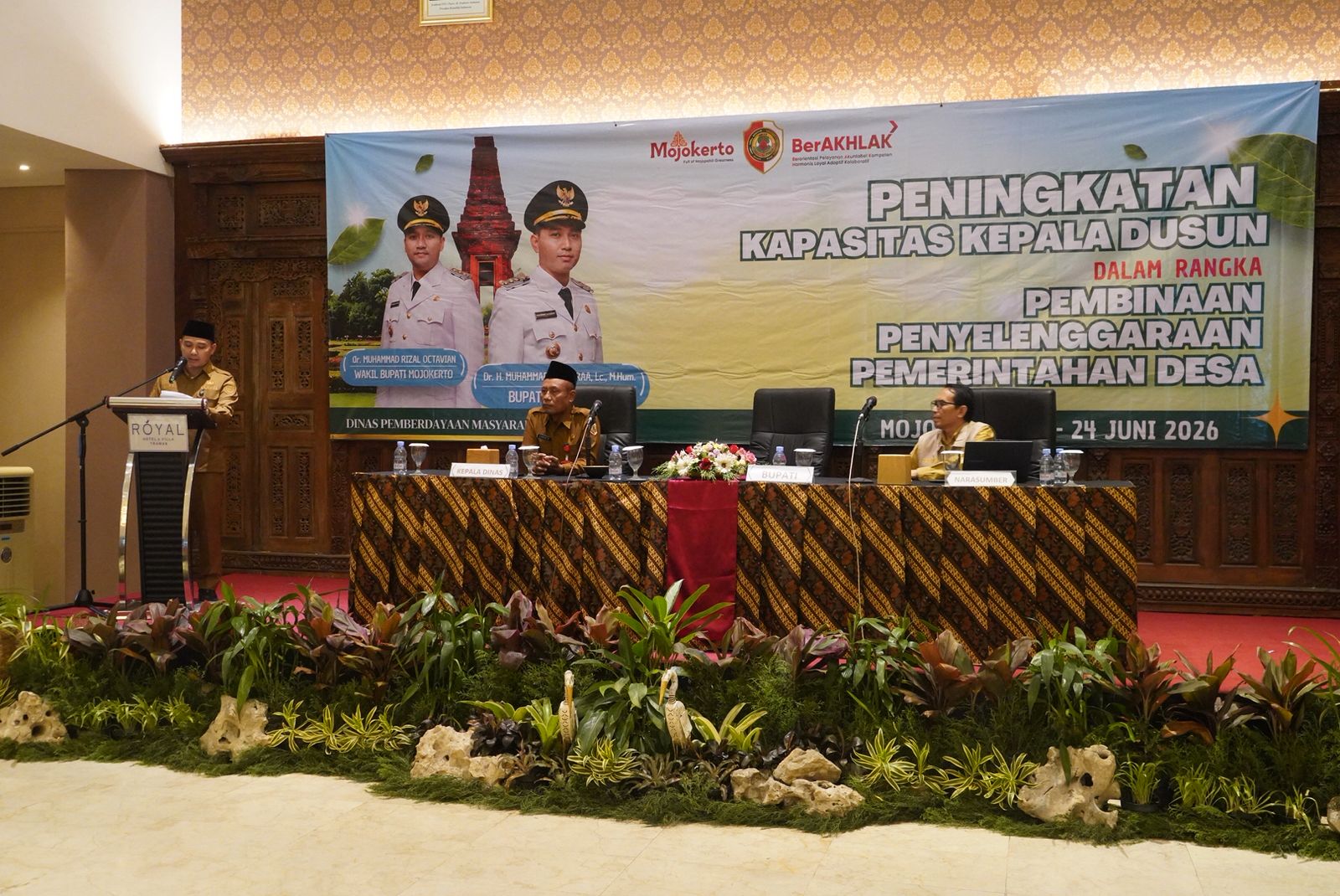 Bupati Mojokerto Ingatkan Kepala Dusun Cermat Kawal Usulan Pembangunan dan Data Bansos
