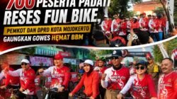700 Peserta Padati Reses Fun Bike, Pemkot dan DPRD Kota Mojokerto Gaungkan Gowes Hemat BBM