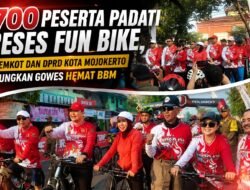 700 Peserta Padati Reses Fun Bike, Pemkot dan DPRD Kota Mojokerto Gaungkan Gowes Hemat BBM