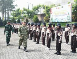 Wakil Wali Kota Mojokerto Tutup Perjusami KKRI Kodim 0815, Tekankan Disiplin dan Bela Negara