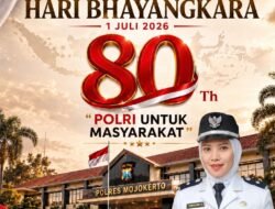 Kepala Desa Bicak, Trowulan, Mojokerto Mengucapkan Selamat Hari Bhayangkara ke-80 Tahun