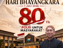 Kepala Desa Terusan, Gedeg, Mojokerto Mengucapkan Selamat Hari Bhayangkara ke-80 Tahun