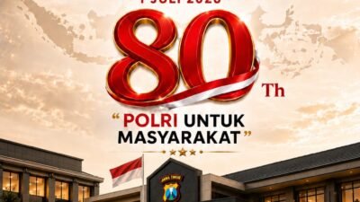 Kepala Desa Kalipuro, Pungging, Mojokerto Selamat Hari Bhayangkara ke-80 Tahun