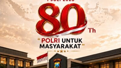 Kepala Desa Jatijejer, Trawas, Mojokerto Mengucapkan Selamat Hari Bhayangkara ke-80 Tahun