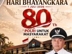 Kepala Desa Tambakagung, Puri, Mojokerto Mengucapkan Selamat Hari Bhayangkara ke-80 Tahun
