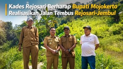 Kades Rejosari Berharap Bupati Mojokerto Realisasikan Jalan Tembus Rejosari-Jembul
