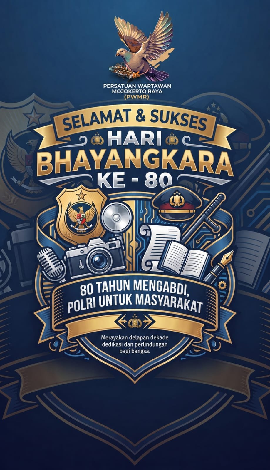 PWMR Ucapkan Selamat Hari Bhayangkara Ke-80, Harap Polri Kian Presisi dan Dekat dengan Masyarakat