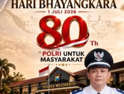 Kepala Desa Dlanggu Kabupaten Mojokerto Mengucapkan Selamat Hari Bhayangkara ke-80 Tahun