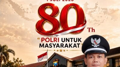 Kepala Desa Dlanggu Kabupaten Mojokerto Mengucapkan Selamat Hari Bhayangkara ke-80 Tahun