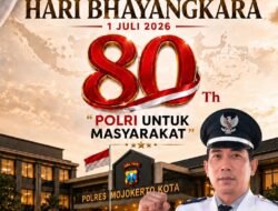 Kepala Desa Gunungsari, Dawarblandong, Mojokerto Mengucapkan Selamat Hari Bhayangkara ke-80 Tahun