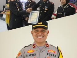 Kapolsek Gane Barat Raih Penghargaan Kapolres Halsel di Hari Bhayangkara ke-80
