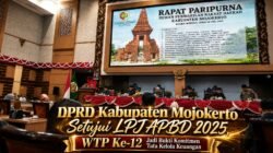 DPRD Kabupaten Mojokerto Setujui LPJ APBD 2025, WTP Ke-12 Jadi Bukti Komitmen Tata Kelola Keuangan