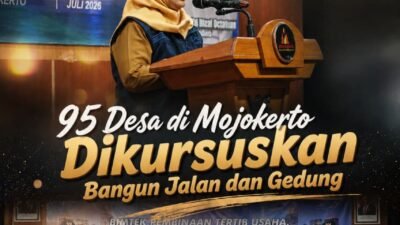95 Desa di Mojokerto Dikursuskan Bangun Jalan dan Gedung
