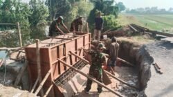 Gotong Royong TNI-Warga Kebut Jembatan Garuda! Abutmen Jadi Kunci, Target Selesai Makin Dekat