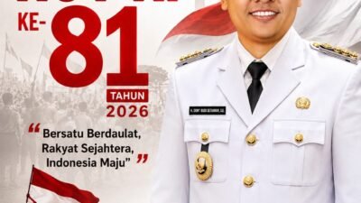 Kepala Desa Jampirogo, Sooko, Mojokerto Mengucapkan Selamat HUT RI ke-81 Tahun 2026