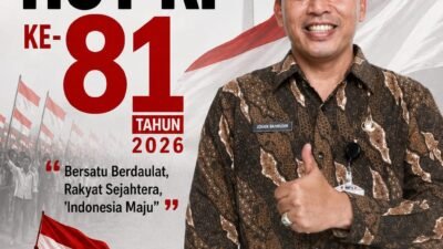 Kepala SMKN 1 Dlanggu Kabupaten Mojokerto Mengucapkan Selamat HUT RI ke-81 Tahun 2026