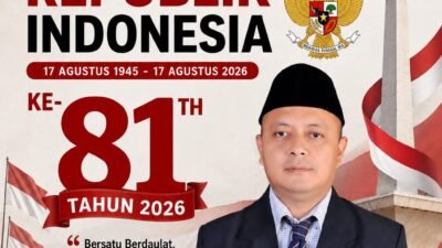 Kepala Desa Bangun, Pungging, Mojokerto Mengucapkan Selamat HUT RI ke-81 Tahun 2026
