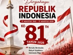 Kepala Desa Puloniti, Bangsal, Mojokerto Mengucapkan Selamat HUT RI ke-81 Tahun 2026