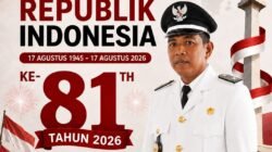 Kepala Desa Kalipuro, Pungging, Mojokerto Mengucapkan Selamat HUT RI ke-81 Tahun 2026