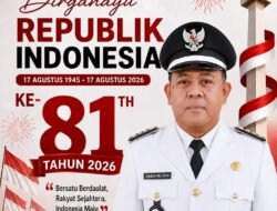 Kepala Desa Claket, Pacet, Mojokerto Mengucapkan Selamat HUT RI ke-81 Tahun 2026