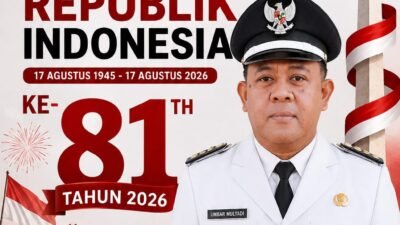 Kepala Desa Claket, Pacet, Mojokerto Mengucapkan Selamat HUT RI ke-81 Tahun 2026