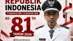Kepala Desa Kuripansari, Pacet, Mojokerto Mengucapkan Selamat HUT RI ke-81 Tahun 2026