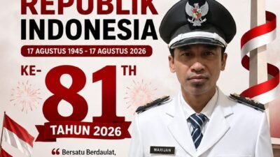 Kepala Desa Kuripansari, Pacet, Mojokerto Mengucapkan Selamat HUT RI ke-81 Tahun 2026