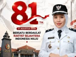 Kepala Desa Bicak, Trowulan, Mojokerto Mengucapkan Selamat HUT RI ke-81 Tahun 2026