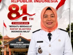 Kepala Desa Jambuwok, Trowulan, Mojokerto Mengucapkan Selamat HUT RI ke-81 Tahun 2026