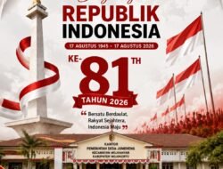 Kepala Desa Jumeneng, Mojoanyar, Mojokerto Mengucapkan Selamat HUT RI ke-81 Tahun 2026