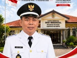 Kepala Desa Menanggal, Mojosari, Mojokerto Mengucapkan Selamat HUT RI ke-81 Tahun 2026